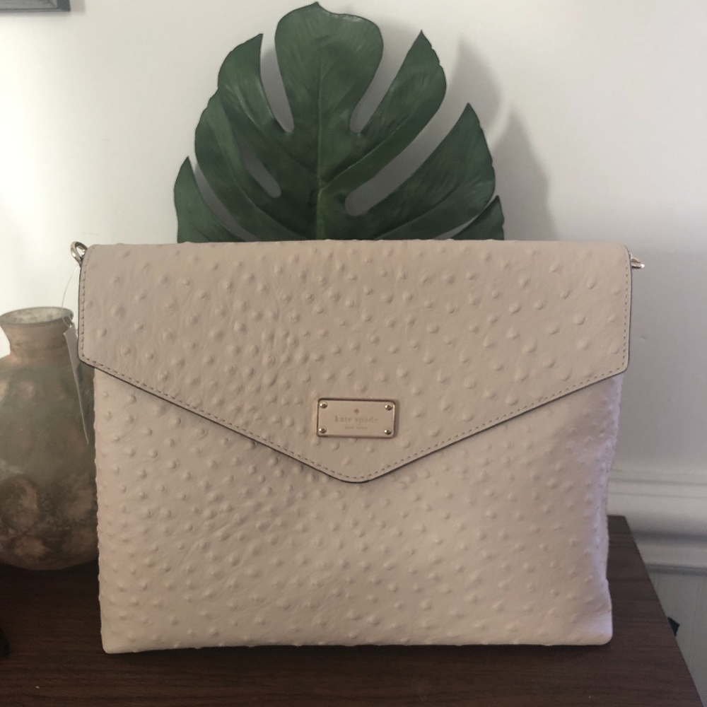 Kate Spade Leena A La Vita Ostrich Handbag